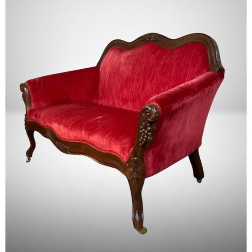Make a dramatic, romantic statement in your parlor, dressing room, or entryway with this masterfully curated mid-century...