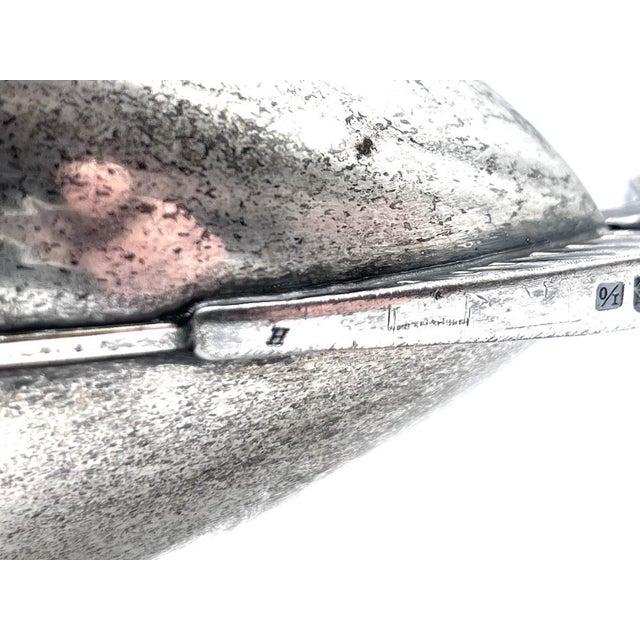 Antique Art Deco Silver-Plated Jardinière with Crystal Insert from WMF, Germany, 1930s For Sale - Image 6 of 18