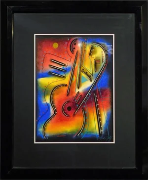 Neal Doty Mangus Mingus Mix Media Original Signed Fine Art Painting
