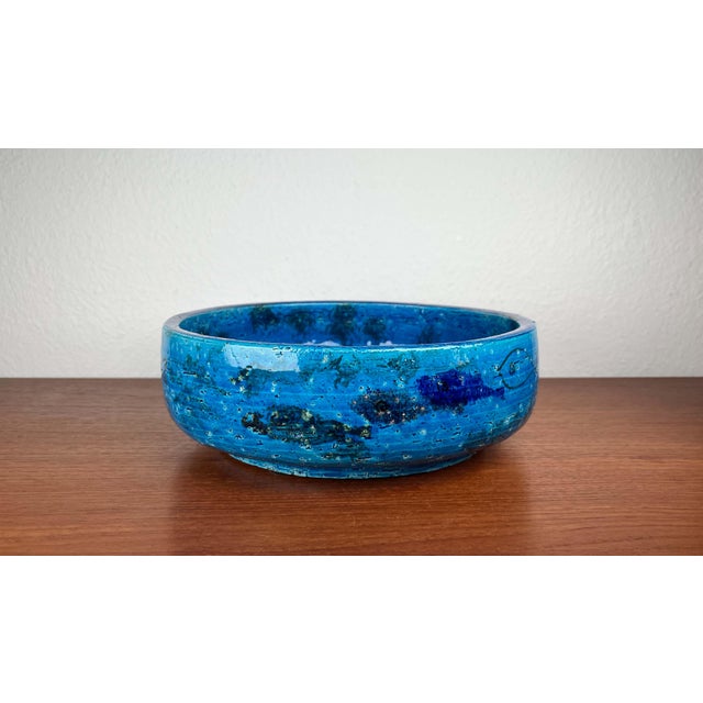 Mid-Century Modern Pesce Fish Pottery Bowl by Aldo Londi for Bitossi, Italy, 1960s For Sale - Image 5 of 18