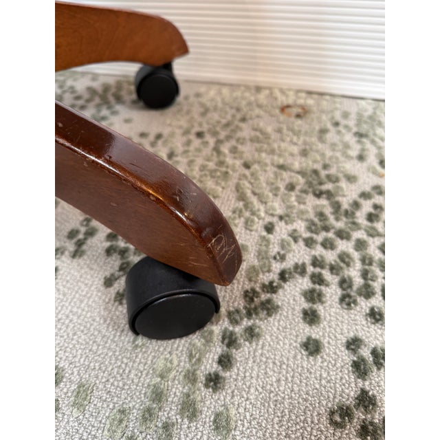2000 - 2009 Vintage Nichols & Stone Wooden Office Chair For Sale - Image 5 of 12