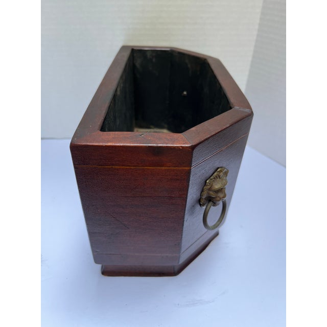 Antique Mahogany Planter For Sale - Image 6 of 9