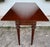 Brown 20th Century Louis XVI Style Console Table With Brass Details For Sale - Image 8 of 10