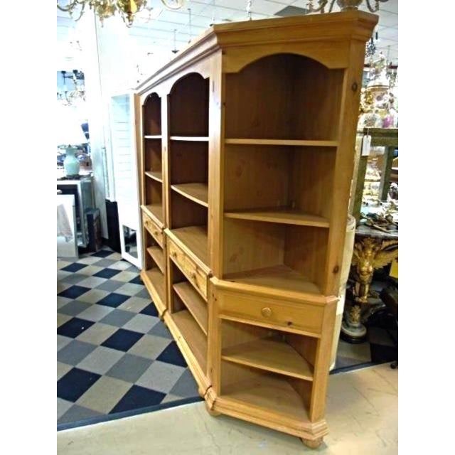 Broyhill Pine Bookcase Unit Set of 3 Chairish