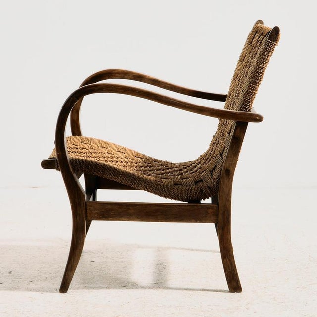 Bauhaus Beech Armchair from Erich Dieckmann, 1960s For Sale - Image 3 of 16