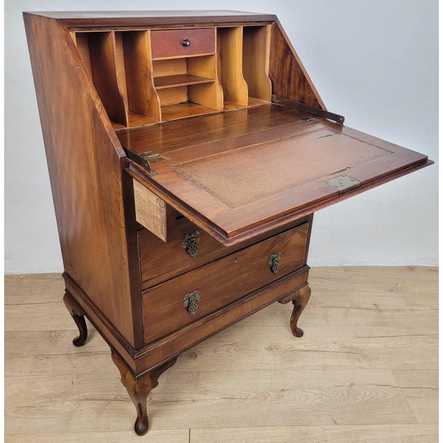 Vintage Secretaire in Mahogany, 1950s For Sale - Image 4 of 18