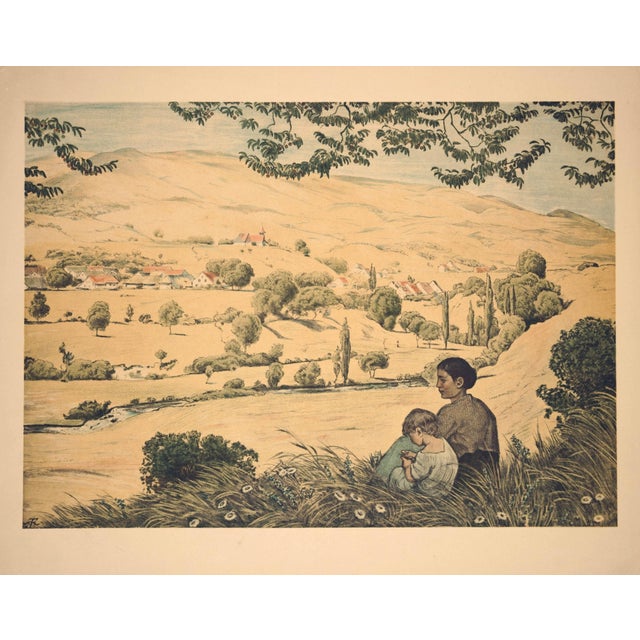 Late 19th Century Hans Thoma, Southern German Summer Landscape, 1897, Print For Sale - Image 5 of 5
