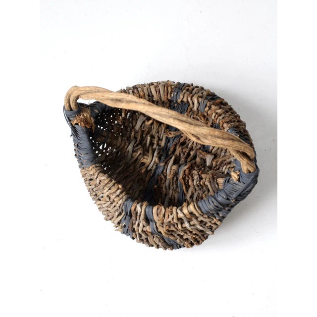 Antique Buttocks Basket For Sale - Image 10 of 12