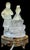 Art Deco Vintage 1930’s Frosted Glass Figural Vanity Lamp For Sale - Image 3 of 14