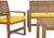 Contemporary Ozark 4 Piece Set - Natural / Yellow For Sale - Image 3 of 5