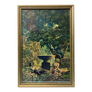 Art Nouveau Maxfield Parrish Print Reveries 1927 Framed