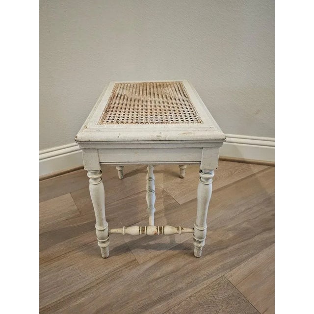 French Provincial 19th Century French Provincial Louis XVI Style Necessary Stool End Table For Sale - Image 3 of 10