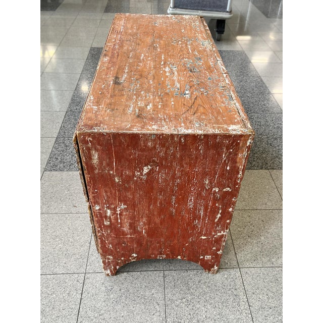 Swedish Folk Cabinet & Chest of Drawers For Sale - Image 13 of 18