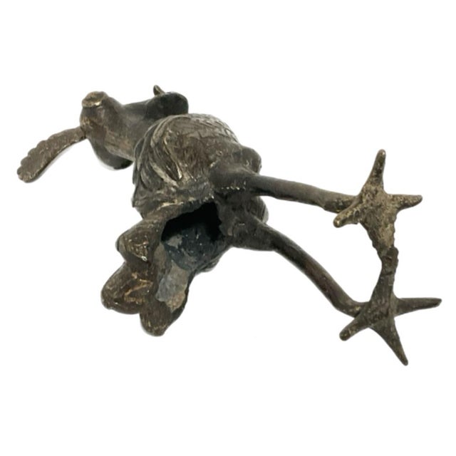 Metal Benin Bronze Rooster For Sale - Image 7 of 7