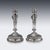 Antique 19th Century German Silver Candlesticks, Hanau, 1870s, Set of 2 For Sale - Image 4 of 18