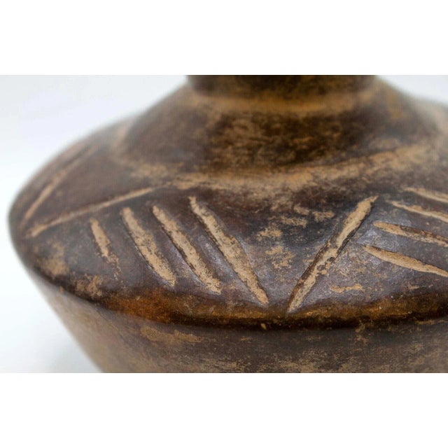 Early 20th Century Pre-Columbian Mexico Mayan Vessel Terracotta Pottery For Sale - Image 5 of 8