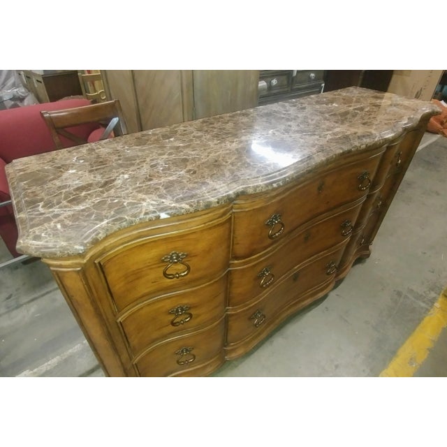 Thomasville Furniture Hills of Tuscany Light Rustico Marble Top Bedroom