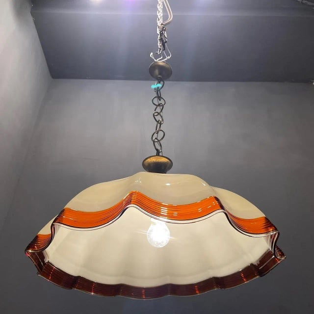 Large Murano Glass Pendant, 1950s For Sale - Image 3 of 12