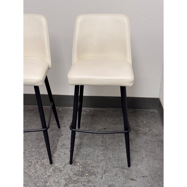Moe's Home Collection Emelia Contemporary Bar Stools, Pair For Sale - Image 4 of 12
