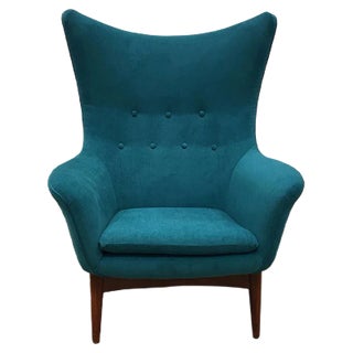 207 Reclining Lounge Chair by H.W. Klein for Bramin Møbler, 1963 For Sale