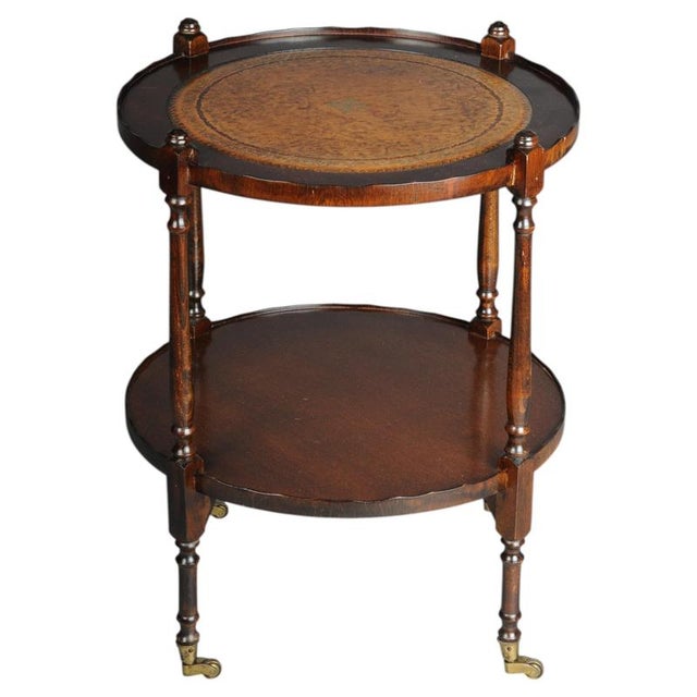 Vintage English Round Side Table For Sale - Image 11 of 11
