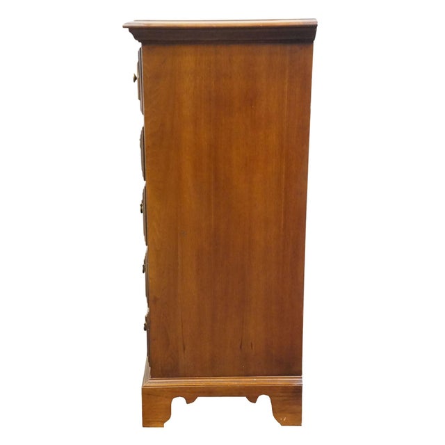 Broyhill Furniture Penn Colony Solid Cherry Early American Colonial 38" Chest of Drawers 2600-41 For Sale - Image 9 of 12