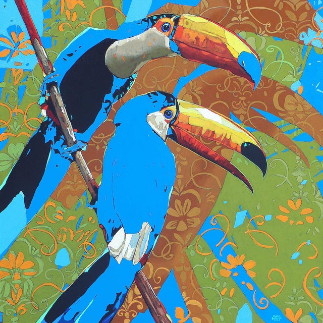Rafal Gadowski, Toucan 21, 2026, Oil on Canvas For Sale