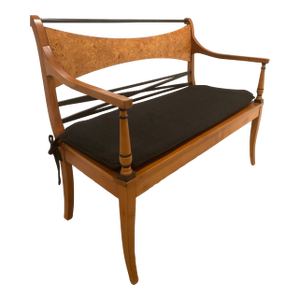 Late 20th Century Biedermeier Style Bench
