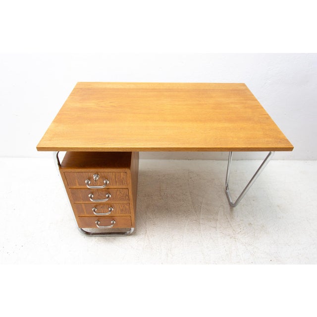Writing Desk from Rudolf Vichr, Czechoslovakia, 1940s For Sale - Image 11 of 18