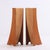 A Pair of Bench-Made Sculptural Walnut Bookcases Having Flared Bases For Sale - Image 4 of 7