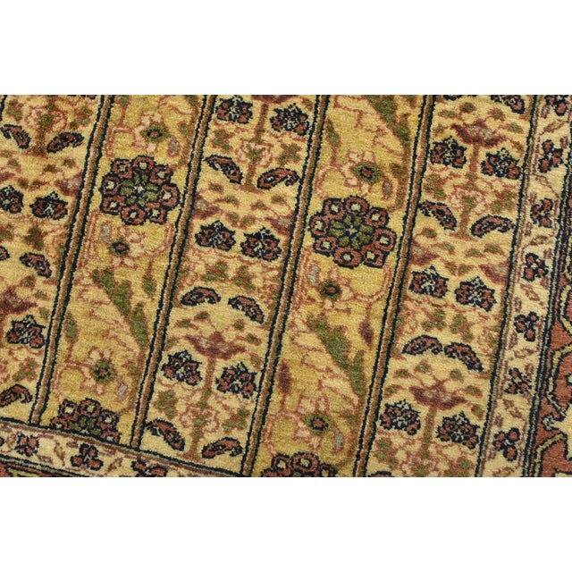Gabbeh Rug 5’6” X 7’7” Beige Wool Vintage Traditional Hand-Knotted Carpet For Sale - Image 4 of 13