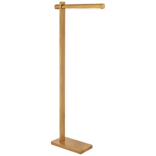 Kelly Wearstler for Visual Comfort Signature Axis Pharmacy Floor Lamp in Antique-Burnished Brass For Sale