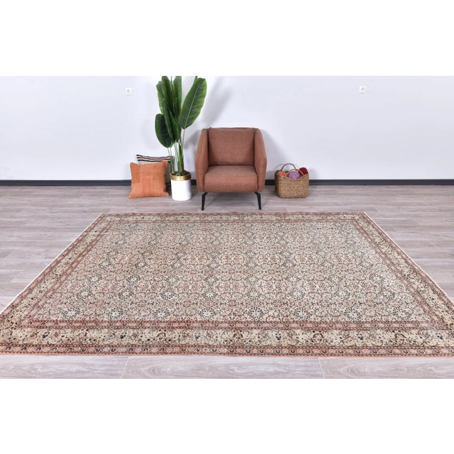 Vintage Turkish Rug in Wool For Sale - Image 4 of 11