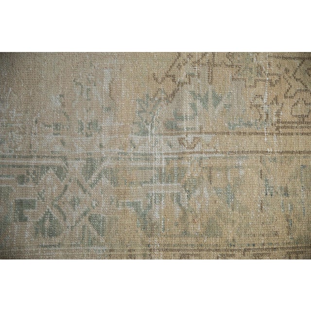 Cream Vintage Distressed Mehrivan Carpet - 5'10" x 8'2" For Sale - Image 8 of 11