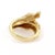 Horse Design Bypass 14k Yellow Gold Ring For Sale - Image 4 of 7