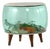 Vintage 1960s Mid-Century Modern Inflatable Aquarium Stool Ottoman Fish Tank Footstool For Sale