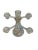 Vintage Pair of Vintage Cambridge Arm Stackable Glass Candlesticks For Sale - Image 9 of 12