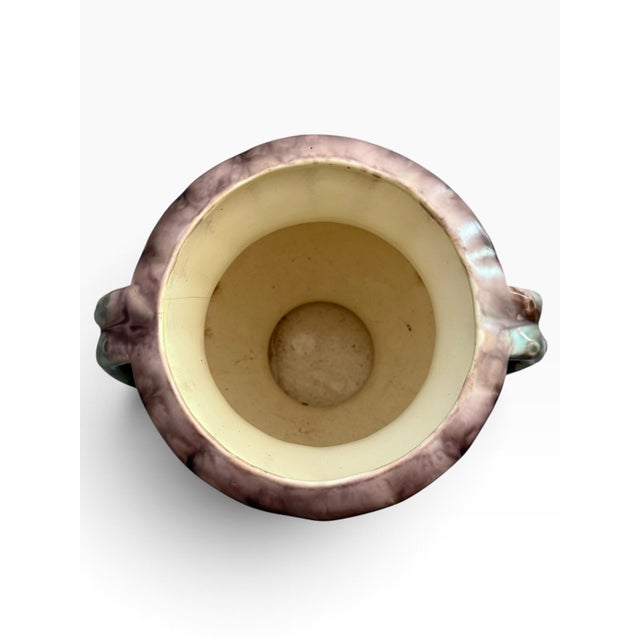 Vintage Kråkerøy Keramikk Sculptural Fruit Motif Vase With Double Handles For Sale - Image 9 of 10