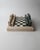 Vintage Marble Chess Set in Green and Beige Stone Chess, 1970s, Set of 33 For Sale - Image 9 of 17