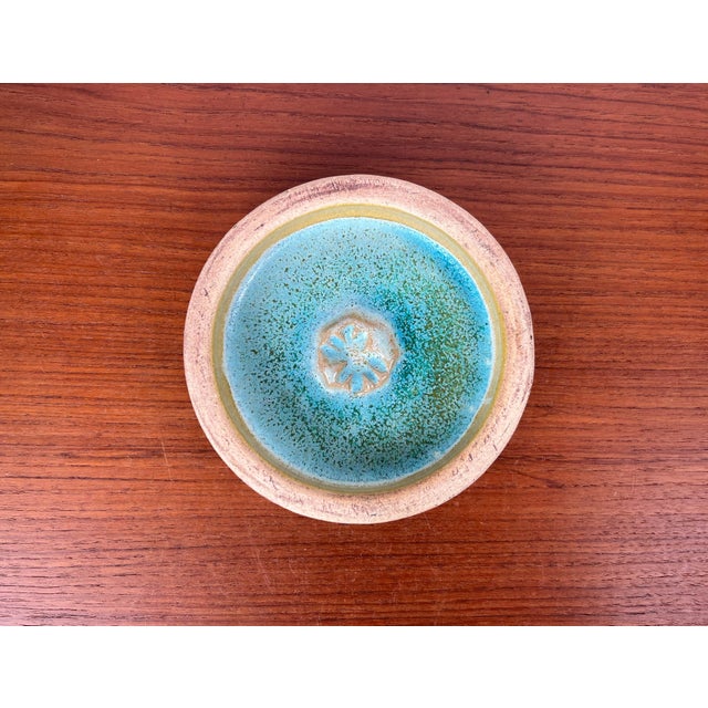 Mid-Century Modern Danish Studio Pottery Bowl by Conny Walther, 1960s, in Very Good conditions. Designed 1960 to 1969 This...