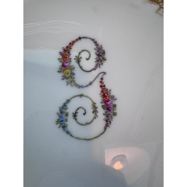 Early 20th Century Rosenthal Floral Wreath Pattern Dinner Plates, Set of 11 For Sale - Image 9 of 13