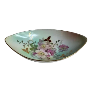 1980s Early Schumann Arzberg "Wild Rose" Porcelain Bowl