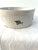 Shabby Chic Vintage Gien France Porcelaine a Feu Vestal Strasbourg Soufflé Bowl For Sale - Image 3 of 5