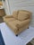 Ethan Allen Tan Rolled Arm Down Filled Loveseat For Sale - Image 11 of 17