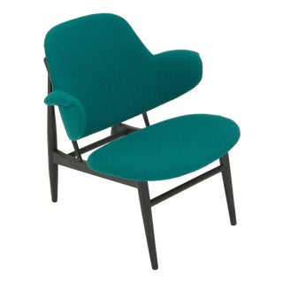 Shell Lounge Chair by Ib Kofod-Larsen for Christensen & Larsen, 1950s For Sale