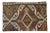 Pasargad Home Vintage Kilim Pillow Case, Multicolor For Sale