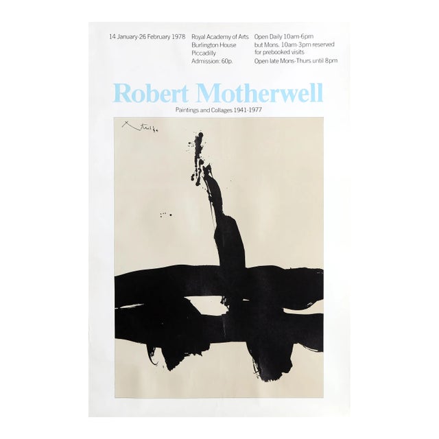 Royal Academy of Arts, Robert Motherwell Poster For Sale