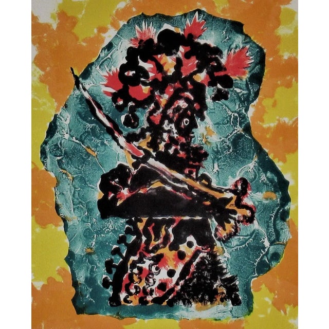 Abstract Expressionism Jean Lurçat, The warrior, 1953 For Sale - Image 3 of 9