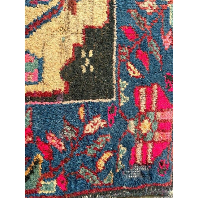 Textile Mid-Century Tribal Afshar Bag Face Rug, 1940s For Sale - Image 7 of 13