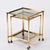 Brass Mirrored Border Nesting Tables with Glass Top from Maison Jansen, 1970s, Set of 2 For Sale - Image 14 of 18